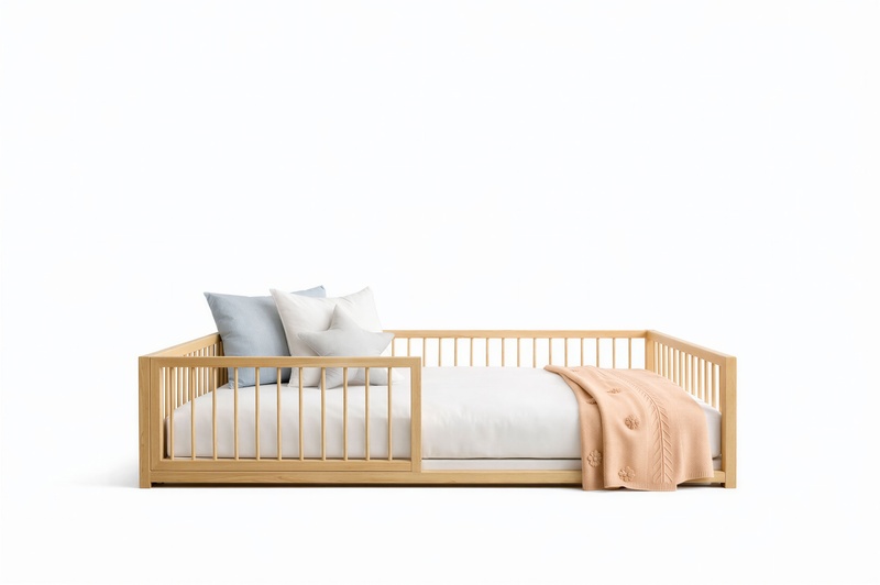 CozyNest Montessori bērnu grīdas gulta