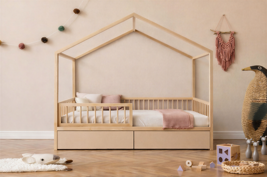 StoreNest zemgultas uzglabāšanas atvilktnes ar smilšu krāsas fasādi