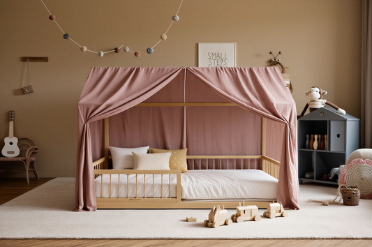 RoseDream Montessori bērnu mājiņas gulta