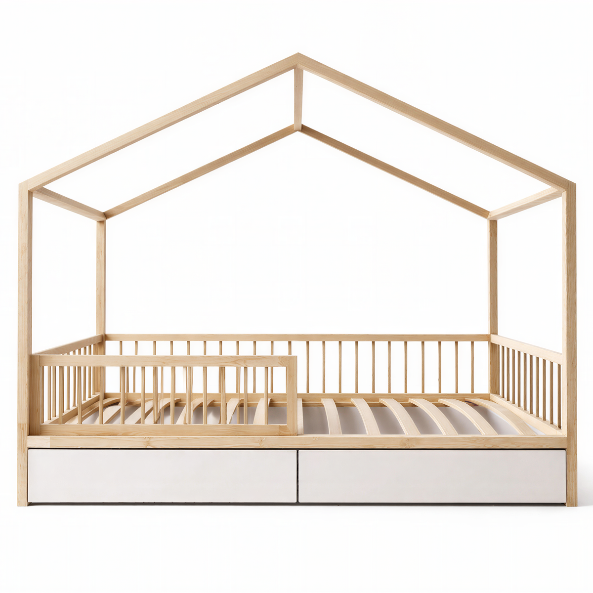 StoreNest zemgultas uzglabāšanas atvilktnes ar baltu fasādi